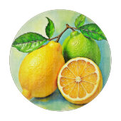 Zesty Citrus Burst of Sunshine Design Snijplank (Voorkant)