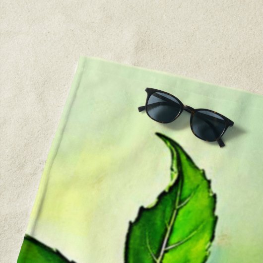 Zesty Citrus Burst of Sunshine Design Strandlaken (In situ)