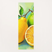 Zesty Citrus Burst of Sunshine Design Yogamat (Voorkant)
