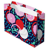Zesty Citrus Fruit Summer Midnight Market Groot Cadeauzakje (Achterkant Gekanteld)