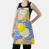 Zesty Citrus Geometric Confetti Chef Amalfi Coast Schort (Insitu)