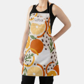 Zesty Citrus Geometric Confetti Chef Retro Kitchen Schort (Insitu)