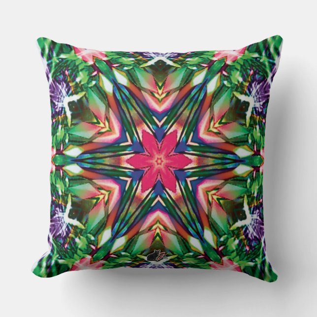 Zesty Kaleidoscope Pillow Kussen (Voorkant)