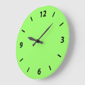 Zesty Key Limoen Kleur Grote Klok (Hoek)