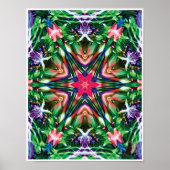Zesty Kinetic Collage Kaleidoscope Poster (Voorkant)