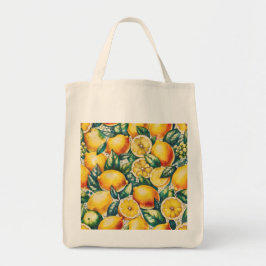 Zesty Lemon Citrus Tote Bag