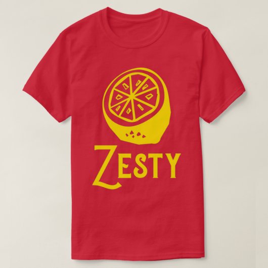 Zesty Lemon T-shirt (Design voorkant)