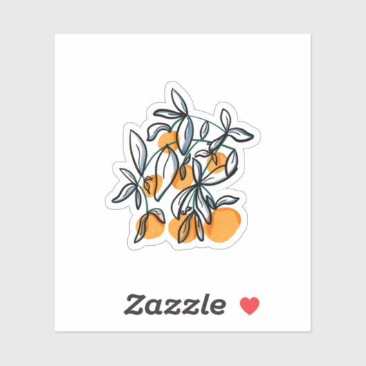 Zesty Orange Sticker (Vel)