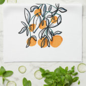 Zesty Orange Theedoek (Gevouwen)