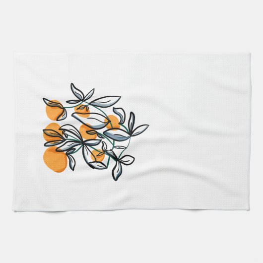 Zesty Orange Theedoek (Horizontaal)