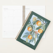 Zesty Oranje citrusboom botanische fruitboomgaard Planner (Display)