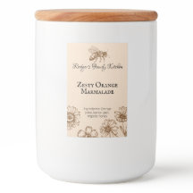 Zesty Sinaasappel Marmalade Bloemen Honing Bijen E