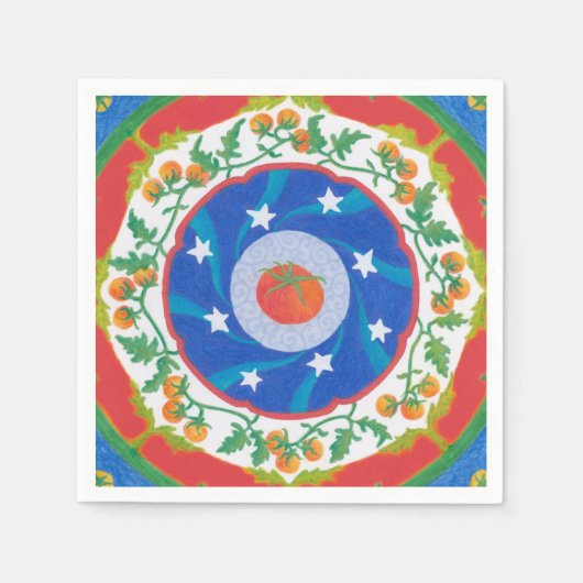 Zesty Tomato Party servet (Voorkant)