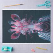 Zesty Vibrant Roze Gekleurde Zebra Decoupage Tissuepapier (Craft)