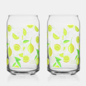 Zesty, When Life Gives You Limes, Make Mojitos' Blikvorm Glas (Rechts)