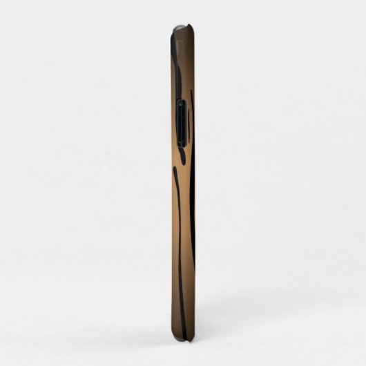 Zesty Zebra Brown Case-Mate iPhone Case (Achterkant/rechts)