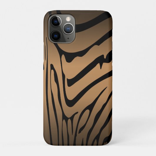 Zesty Zebra Brown Case-Mate iPhone Case (Achterkant)