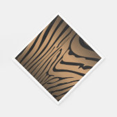 Zesty Zebra Brown Servet (Hoek)