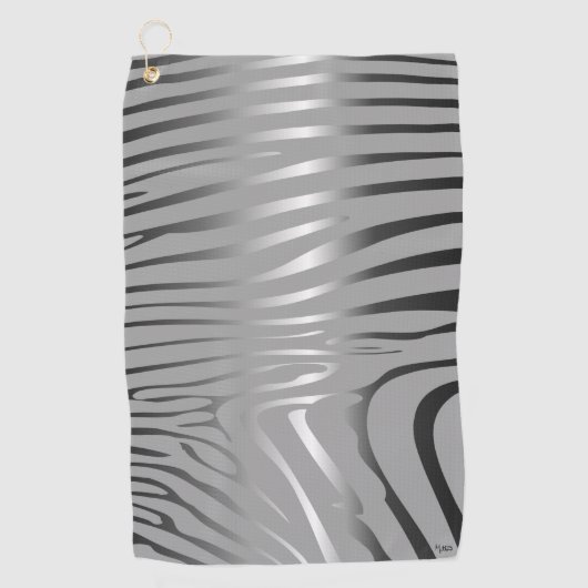 Zesty Zebra Golfhanddoek (Voorkant)