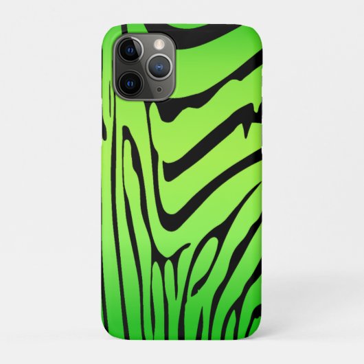 Zesty Zebra Green Case-Mate iPhone Case (Achterkant)