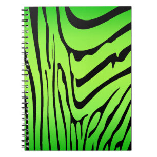 Zesty Zebra Green Notitieboek