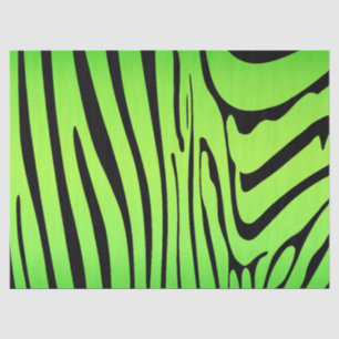 Zesty Zebra Green Tissuepapier