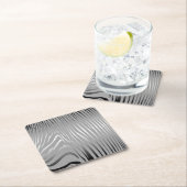 Zesty Zebra Kartonnen Onderzetters (Insitu)