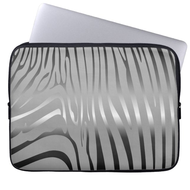 Zesty Zebra Laptop Sleeve (Voorkant)