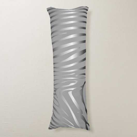 Zesty Zebra Lichaamskussen (Voorkant Verticaal)