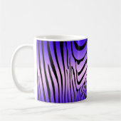 Zesty Zebra Paarse Koffiemok (Links)