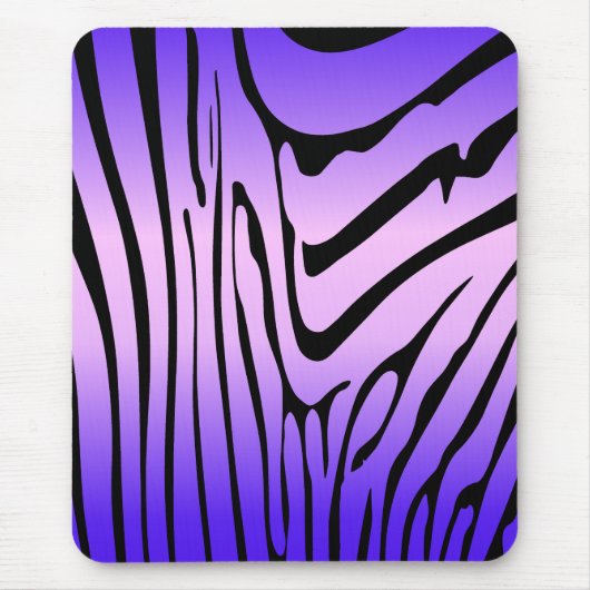 Zesty Zebra Paarse Muismat (Voorkant)