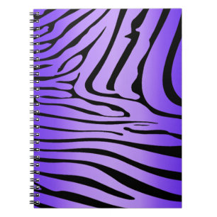 Zesty Zebra Paarse Notitieboek