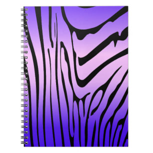 Zesty Zebra Paarse Notitieboek
