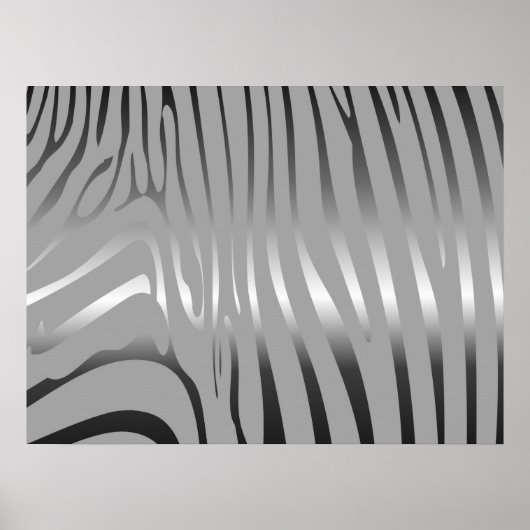 Zesty Zebra Poster (Voorkant)