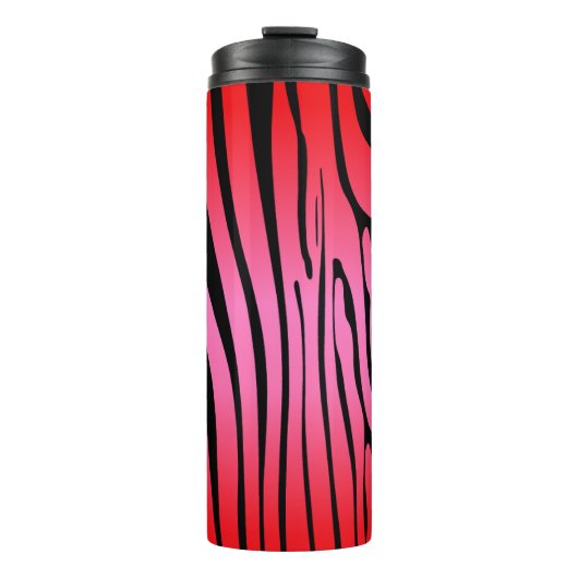 Zesty Zebra Red Thermosbeker (Voorkant)