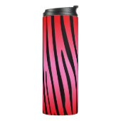 Zesty Zebra Red Thermosbeker (Gedraaid links)