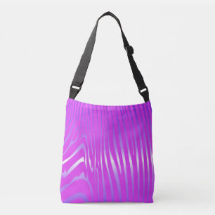 Zesty Zebra roze crossbody tas