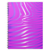 Zesty Zebra Roze Notitieboek (Voorkant)