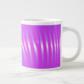 Zesty Zebra Roze Reuzenkoffie Mok (Rechts)