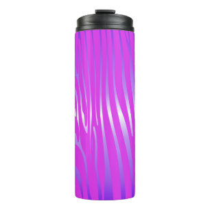 Zesty Zebra roze thermische droogtrommel Thermosbeker