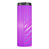 Zesty Zebra roze thermische droogtrommel Thermosbeker (Achterkant)