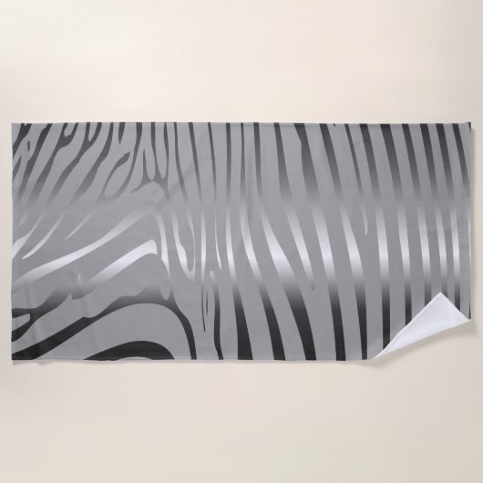 Zesty Zebra Strandlaken (Voorkant)