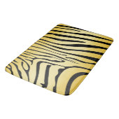 Zesty Zebra Yellow Badmat (Gekanteld)