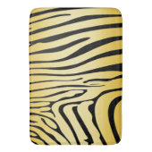 Zesty Zebra Yellow Badmat (Voorkant Verticaal)