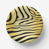 Zesty Zebra Yellow Papieren Kommen (Voorkant)