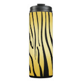 Zesty Zebra Yellow Thermosbeker (Voorkant)