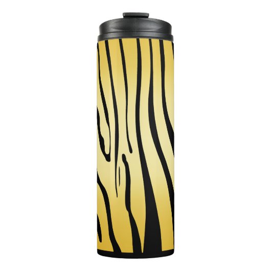 Zesty Zebra Yellow Thermosbeker (Voorkant)