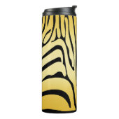 Zesty Zebra Yellow Thermosbeker (Gedraaid links)