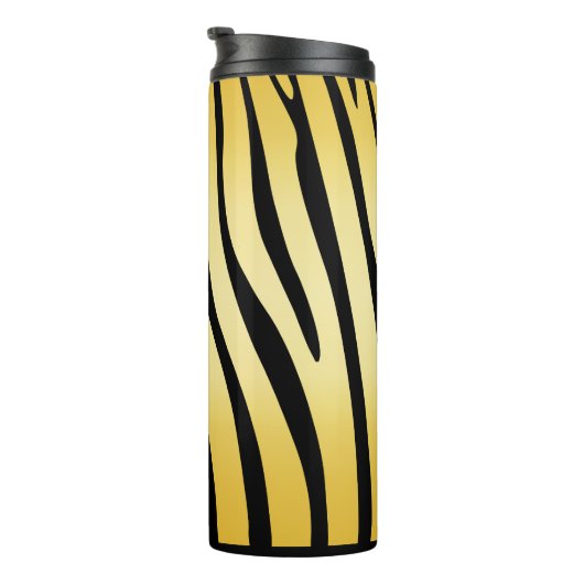 Zesty Zebra Yellow Thermosbeker (Geroteerd rechts)