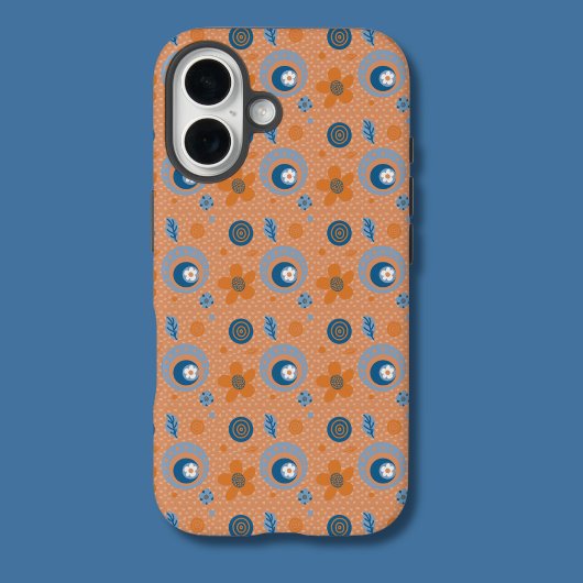 Zesty Zomer Bloemen Patroon Case-Mate iPhone Case